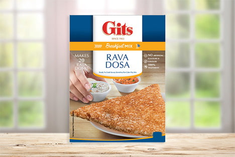 Gits Rava Dosa Mix 500G