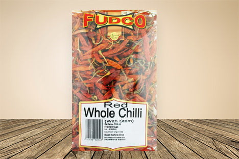 Fudco Red Whole Chilli (With Stem) 100g