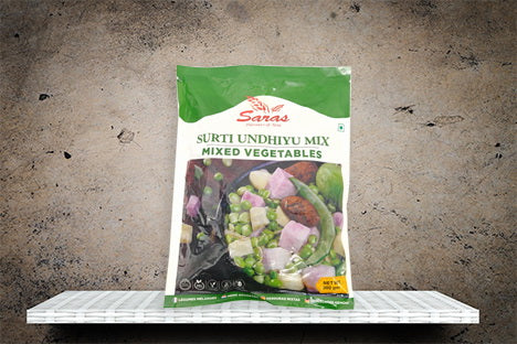 Saras Frozen Undhiyu Mix 300g