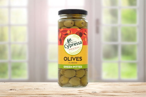 Cypressa Pitted Green Olives (Jar) 340g