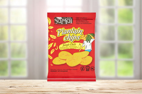 Samai Plaintain Chips Chilli 75g