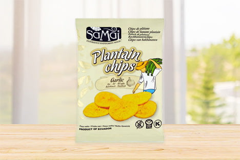 Samai Plaintain Chips Garlic 75g