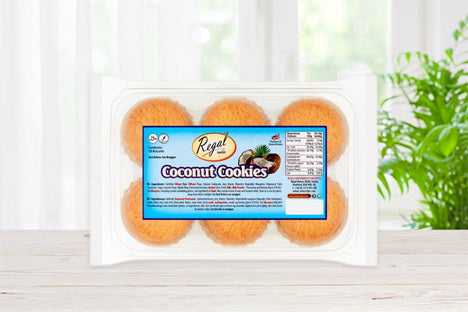 Regal Egg Free Coconut Cookies 18pc