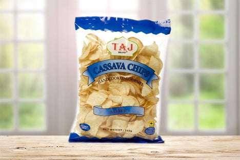 Taj Cassava crisp salted 250g