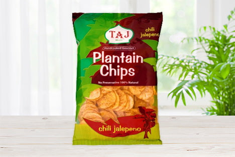 Taj Plantain Cisps Jelepeno 150g