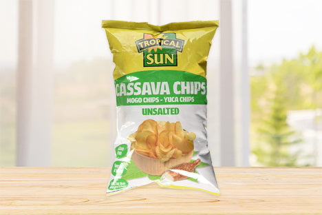 Tropical Sun Cassava Crips Unsalted 80gm
