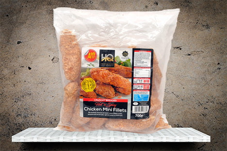 HQ Hot n Spicy Chicken Mini Fillets wings 700g