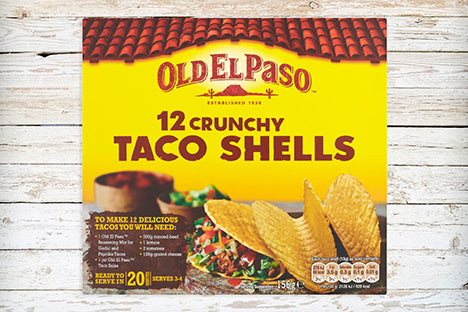 Old EL Paso taco Shells 156g
