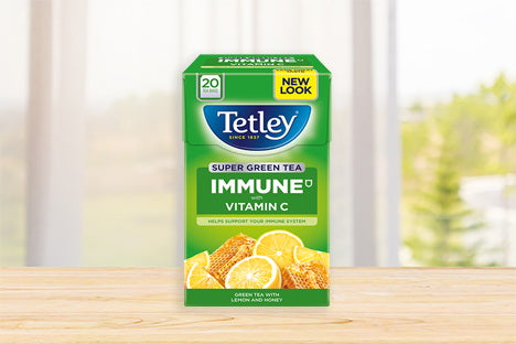 Tettley Vitamin C Green Tea Honey Lemon 20s