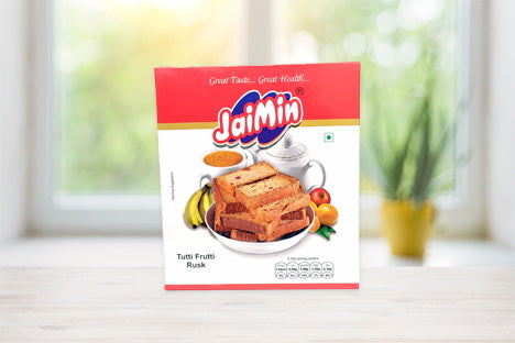 Jaimin Tooty-fruity Rusk 200g