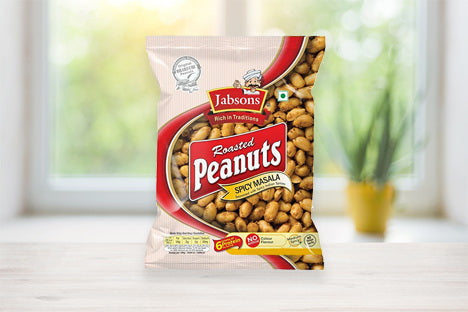 Jabsons Roasted Peanuts Spicy Masala 140g