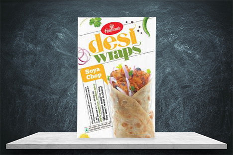 Haldirams Desi Wrap Soya Chop 156g