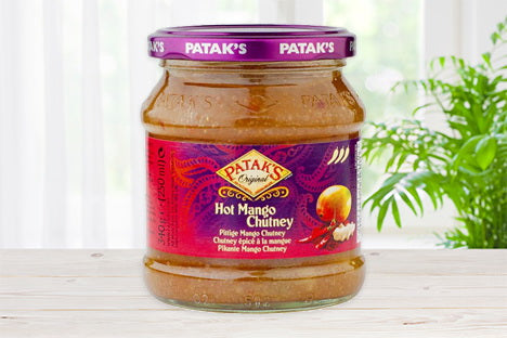 Patak Premium Mango Chutney Hot 340g