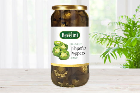 Bevelini Green Jalapenos Sliced 480g