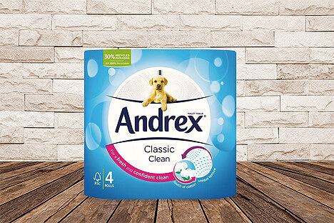 Andrex Classic Clean 4 rolls