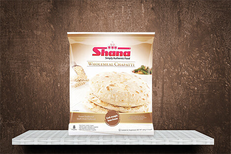 Shana Plain Chapati (Wholemeal - 8pack)