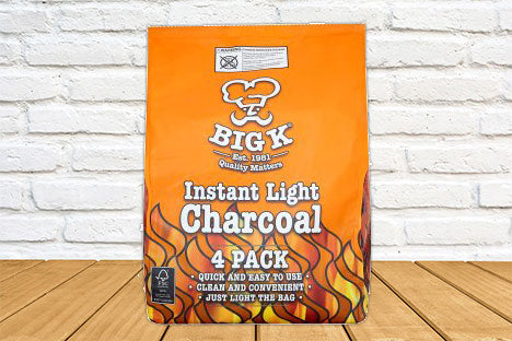 Big k Instant Light Charcoal 4x1kg