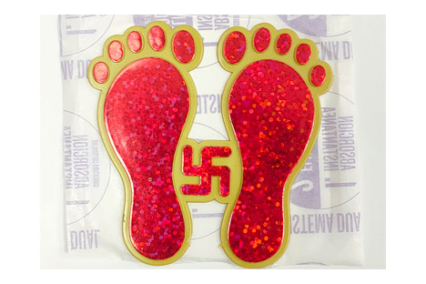 Decorative footsteps