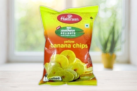 Haldirams Yellow Banana Chips Salted 180g