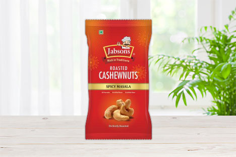 Jabsons Roasted Spicy Masala Cashew Nuts 100g