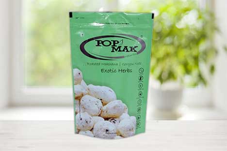 Pop Mak Roasted Makhana Exo Herbs 80g