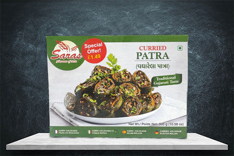 Saras Curried Patra 300g