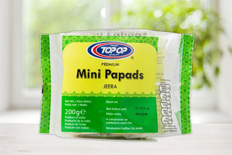 Top-Op Mini Jeera Papad 200g