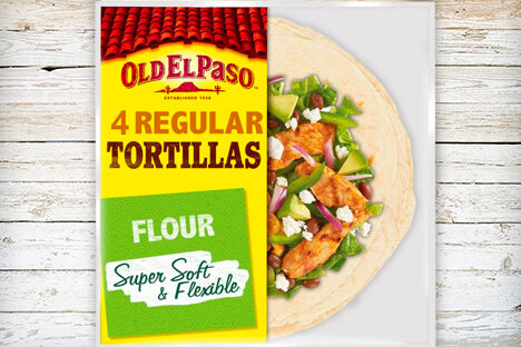 Old El Paso Four Tortilla 326g