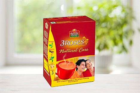 Brooke Bond 3 ROSES Natural Care 250g