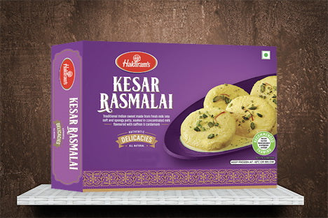 Haldirams Kesar Rasmalai 500g