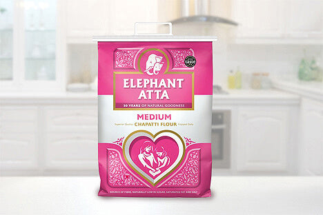 Elephant Atta Medium Plain 10kg