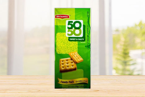 Britannia 50/50 Sweet N Salty 6*62g