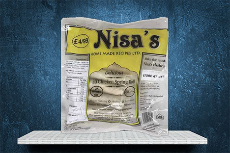 Nisas Chicken Spring Roll 18pc