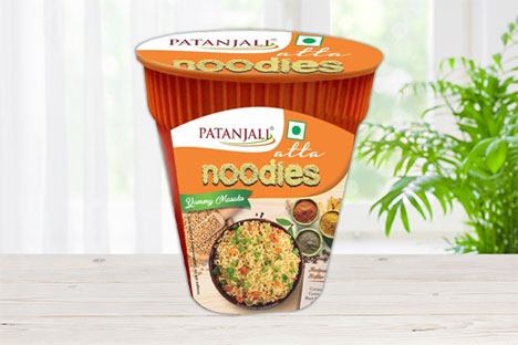 Patanjali Masala Atta Noodles Cup 70g