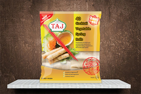 Taj Vegetable spring rolls(20)