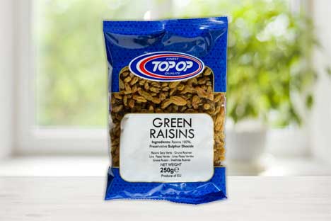 Top-Op Green Raisins 250g