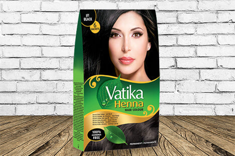 Vatika Henna Hair Colour Jet Black 60g